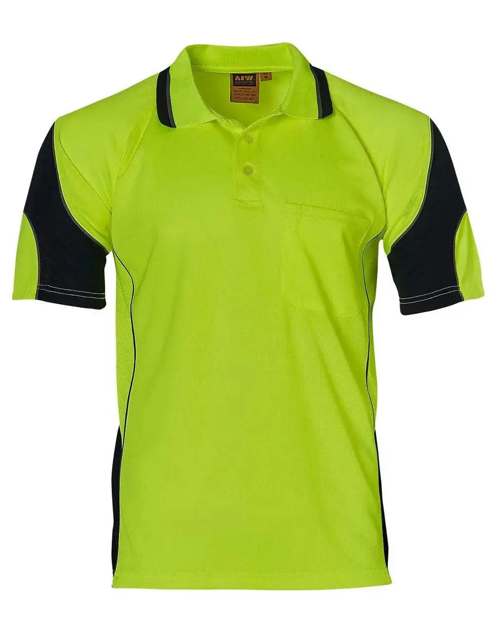 Aiw Alliance Short Sleeve Safety Polo - Unisex SW71 Metro Workwear.